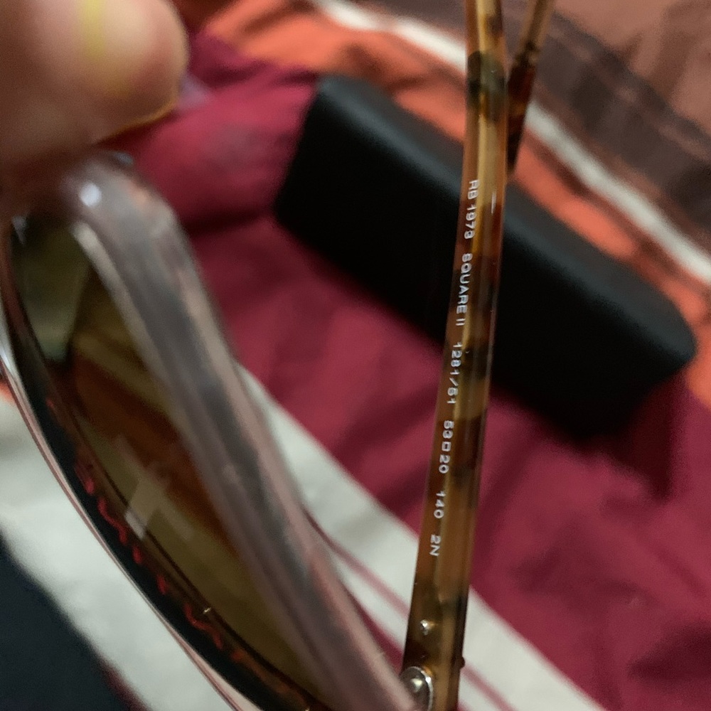 Authentic Brown Raybans Sunglasses - image 6